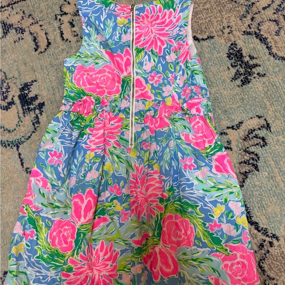 Lilly Pulitzer Kids Girls Youth Dress Size Large 12/14 Floral - Picture 3 of 5